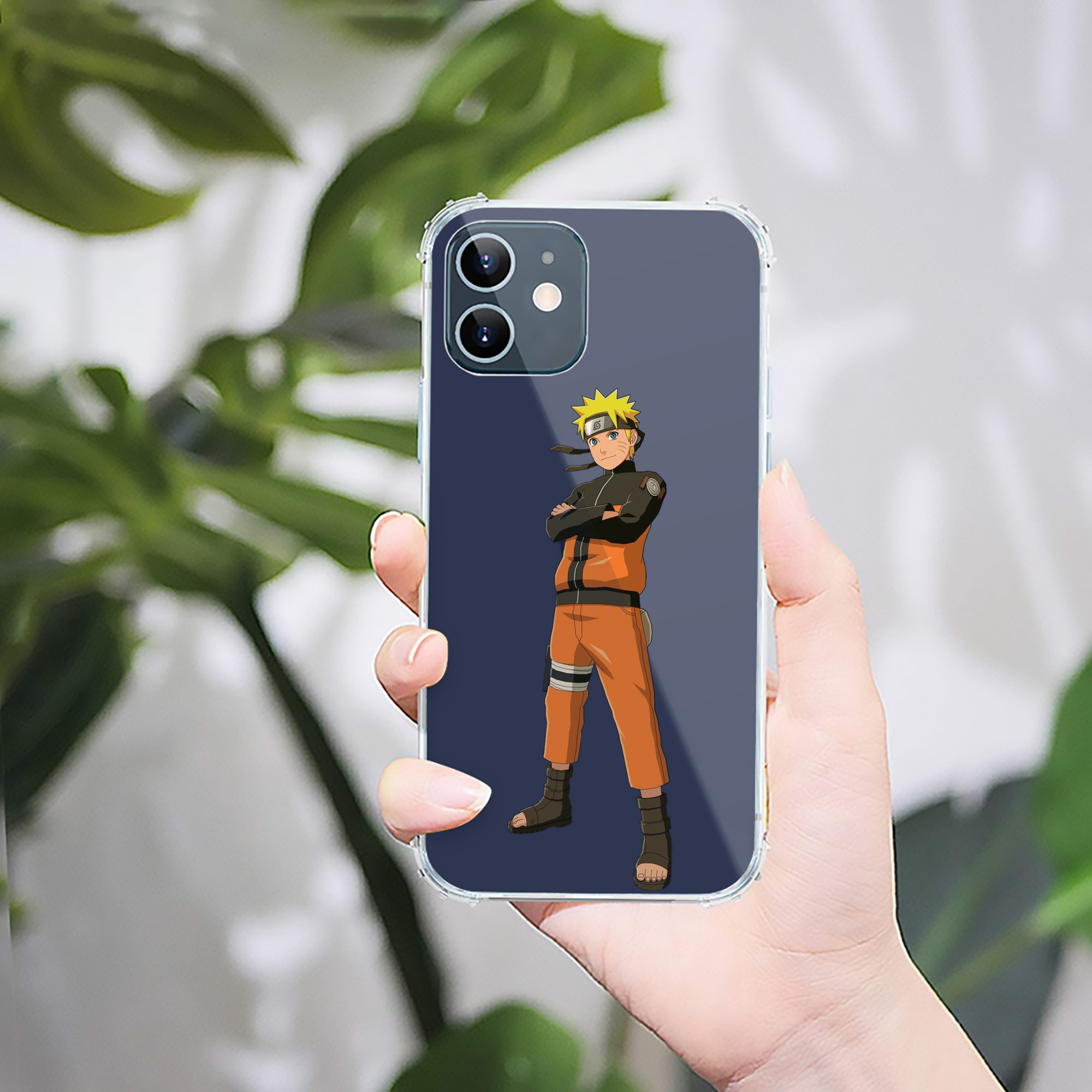 （画像用） NARUTO -ナルト- うずまき ナルト Uzumaki Naruto 【iPhone 12シリーズ対応】透明スマホケース（クリアソフトケース）